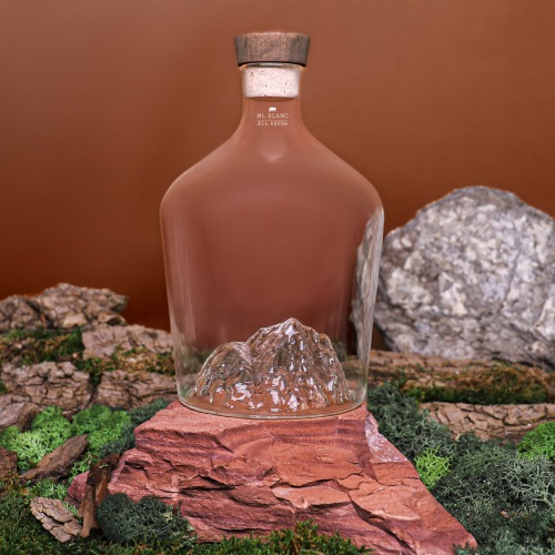  TOPOGRAPHIC Spirituosenflasche Mont Blanc