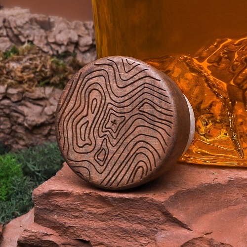  TOPOGRAPHIC Spirituosenflasche Matterhorn