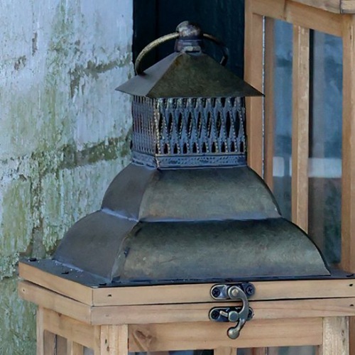  Holzlaterne Chalet, klein