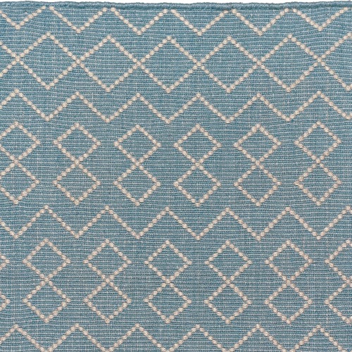 PET - Tunis Läufer  aqua - ecru 70 x 250 cm