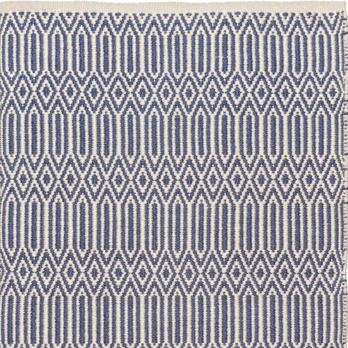  PET - Wik Läufer, blau - ecru, 70 x 250 cm