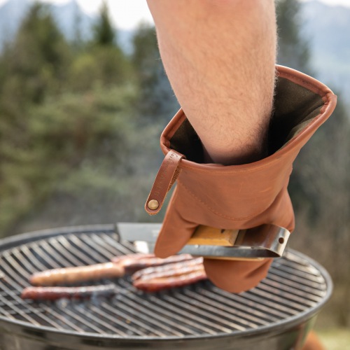  PROTECTOR Lederhandschuh mit Hitzeschutz, dunkelgrau