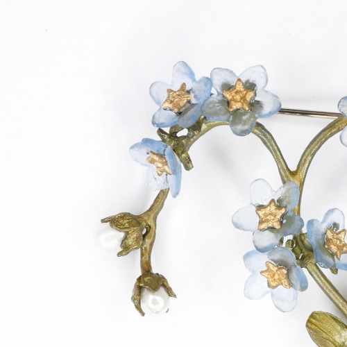  BOTANICA BROSCHE Vergißmeinnicht