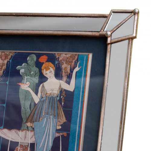  Bilderrahmen und Bild La Fontaine du Coquillage