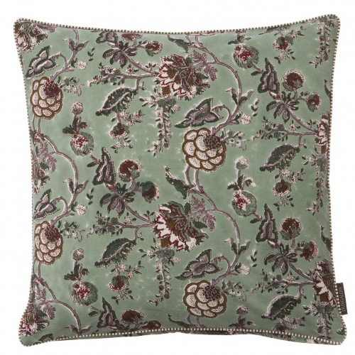  Kissen Flora Salbei 50 x 50 cm