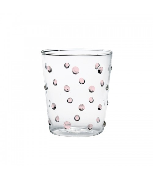  2-er Set Gläser Fancy Dots, rosa