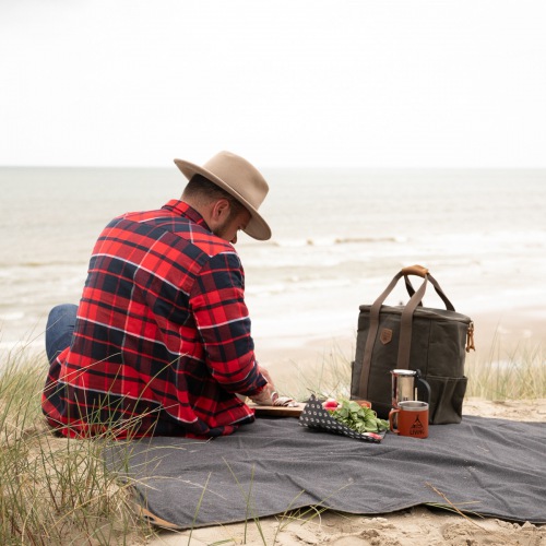  Fresh Air - Reise-Ruhe-Picknickdecke, beige