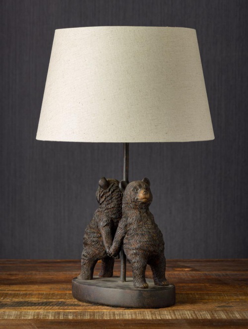  Lampe mit Schirm - Bären