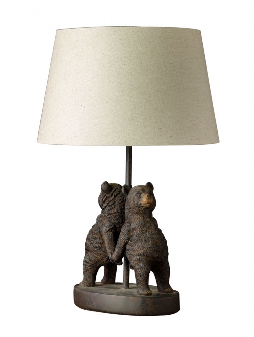  Lampe mit Schirm - Bären