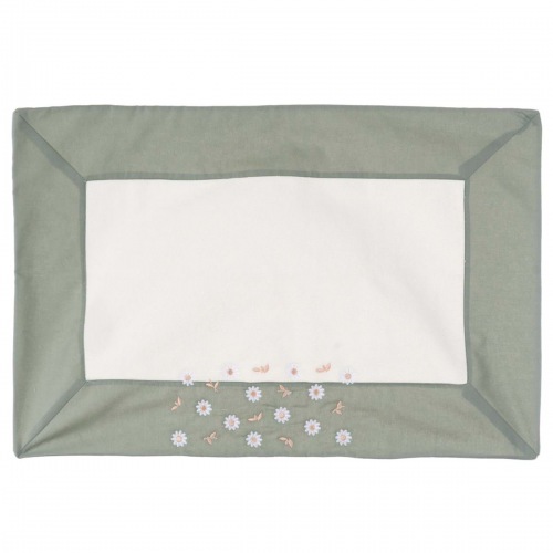  BLANC MARIE Badteppich Fiore, salbei, 50 x 80 cm