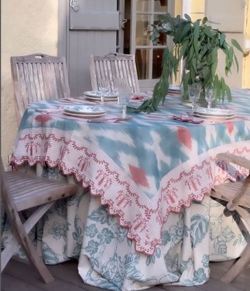  TISCHDECKE Filo Victoria Nettuno  