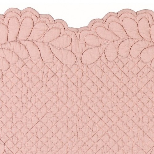  Boutis Tischset Herz, 42 x 42 cm, soft rose