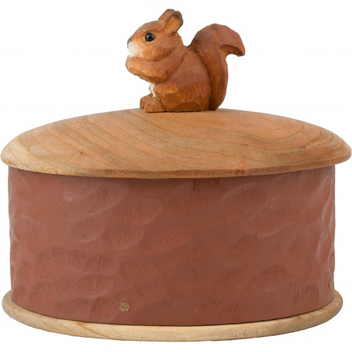  Kirschholz Dose Eichhörnchen
