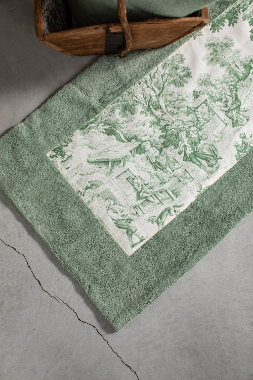  MANUFAKTUR BADTEPPICH Toile de Jouy 50 x 70 cm