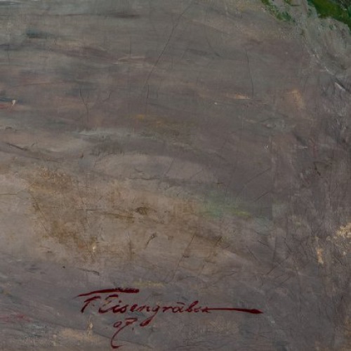  F. Eisengräber - Der Spaziergang (1907) Reproduktion