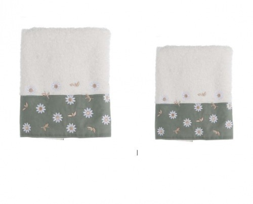  Handtuch 2-er Set Fiore, salbei
