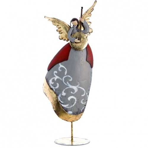  GROSSER WEIHNACHTSENGEL Angelina celeste, H 92 cm