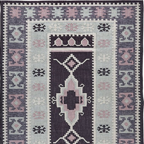  PET - Souk Kelim Teppich sage 200 x 300 cm