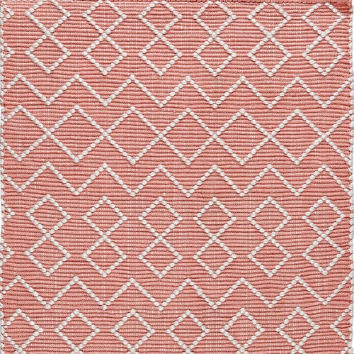  PET - Tunis Läufer coral - ecru 70 x 250 cm