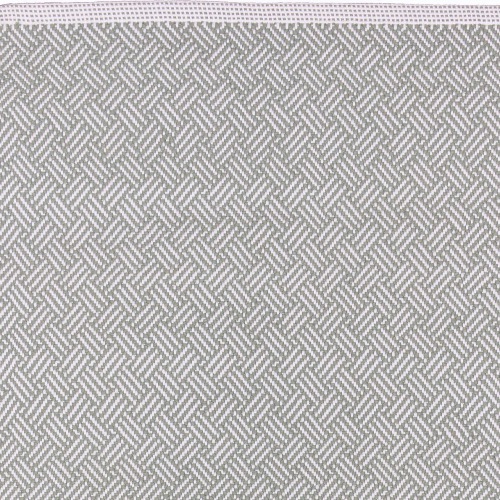  Poly-Teppich Lacis in grau/weiss, 70 x 190 cm