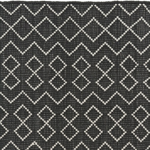  PET - Tunis Läufer  schwarz-ecru 60 x 90 cm