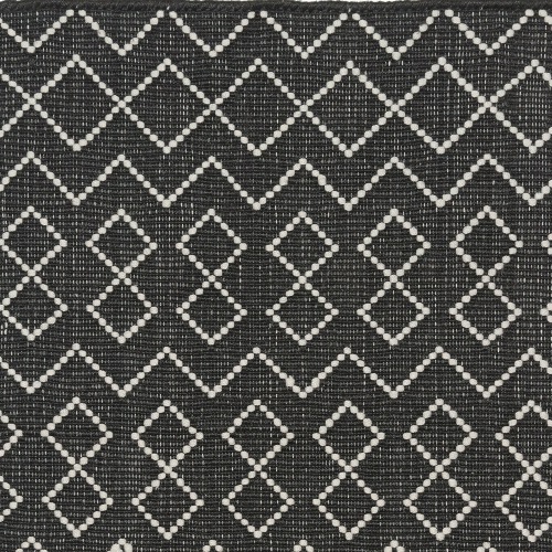  PET - Tunis Läufer  schwarz-ecru 70 x 250 cm