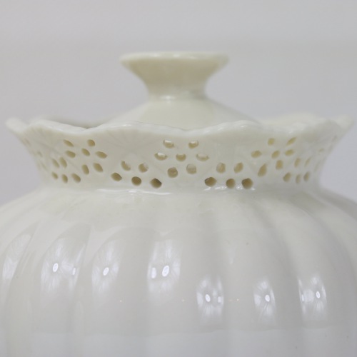  Creamware Zuckerdose 