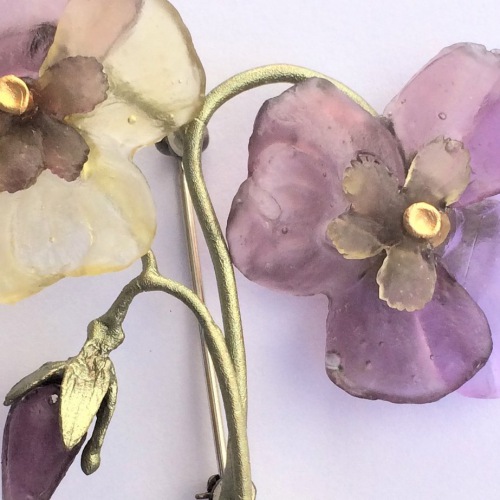  Brosche Violettes