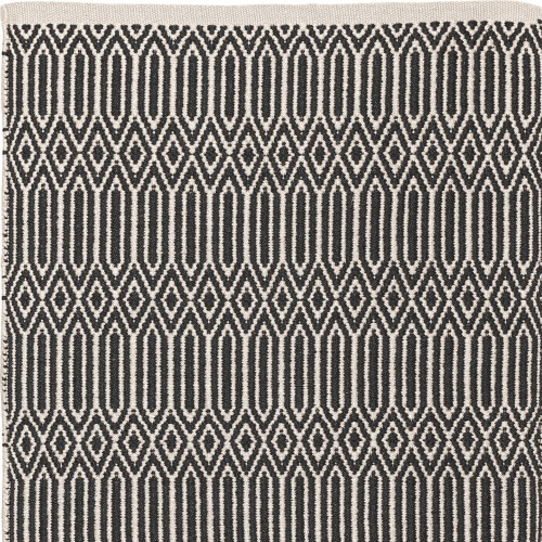  PET-Wik Teppich, schwarz-ecru 140 x 200 cm