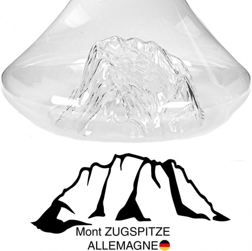  TOPOGRAPHIC Karaffe Zugspitze