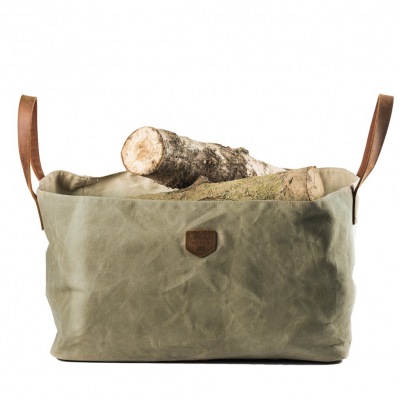 Kaminholztasche Alaskan beige