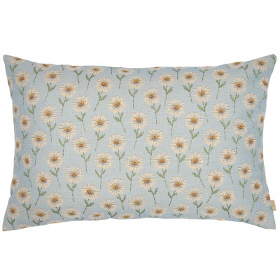 GOBELIN KISSEN Daisy Aqua 60 x 40 cm