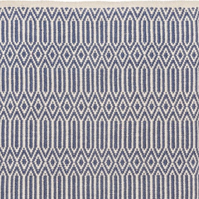 PET - Wik Läufer, blau - ecru, 70 x 140 cm