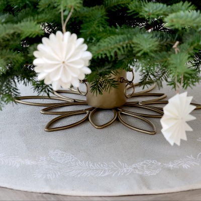 Weihnachtsbaum Teppich Schlicht und Schön