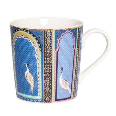 Five o Clock Tasse Pfau