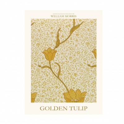 WILLIAM MORRIS PLAKAT Golden Tulip 30 x 40 cm cm