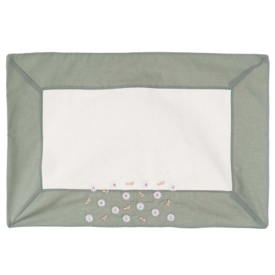 BLANC MARIE Badteppich Fiore, salbei, 50 x 80 cm