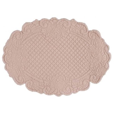 Tischset Boutis oval, softrose
