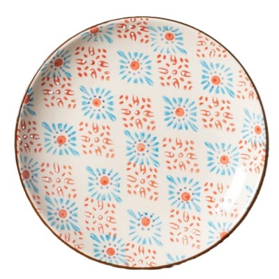 BOHEMIAN Teller rot und blau