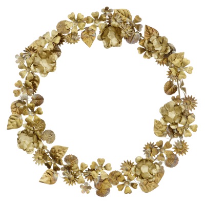Floraler Kranz Golden Times