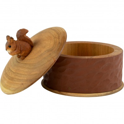 Kirschholz Dose Eichhörnchen