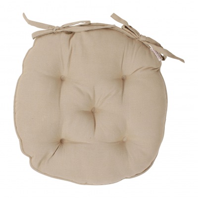 Sitzkissen rund Chambray