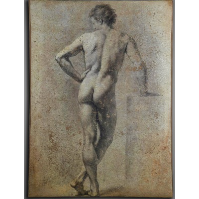 Männlicher Akt 100 x 73,5 cm