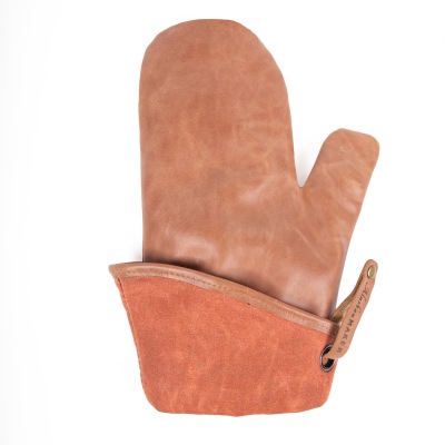 PROTECTOR Lederhandschuh mit Hitzeschutz, orange