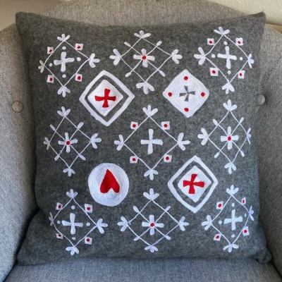Wollkissen Lodge 45 x 45 cm