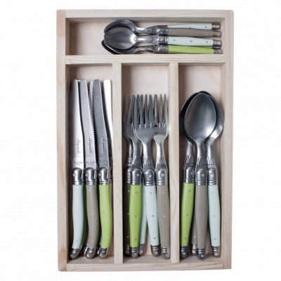ORIGINAL LAGUIOLE Tafelbesteck 24-teilig Botanic