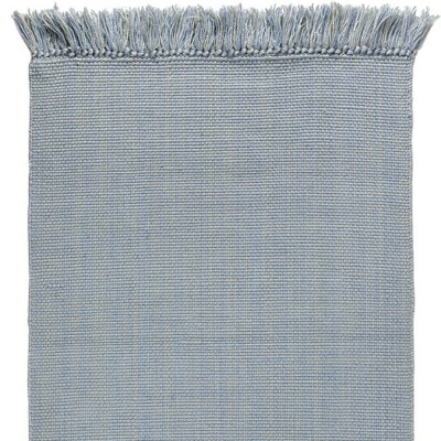 PET - Duo aqua Fransen Läufer 70 x 140 cm