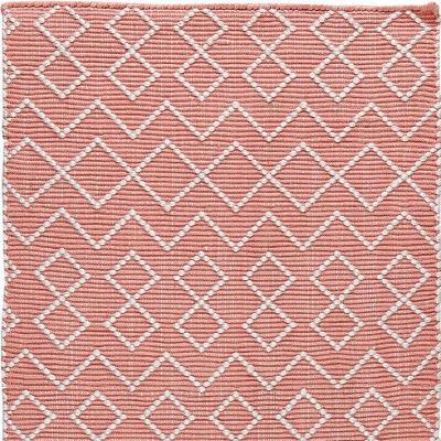 PET - Tunis Läufer coral - ecru 60 x 90 cm