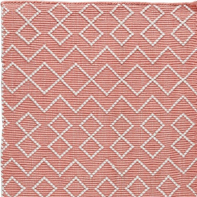 PET - Tunis Läufer coral-ecru 70 x 140 cm