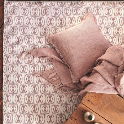 Teppich Lantern mauve bedruckt,  130 x 190 cm
